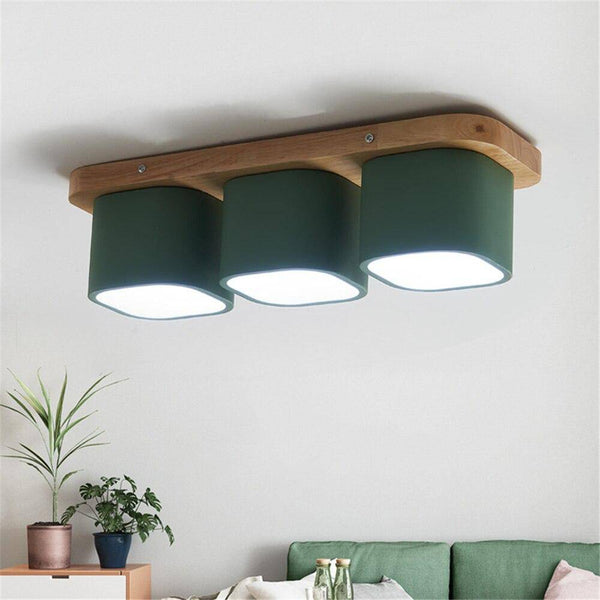 Plafonnier LED Cubes Colorés Loft