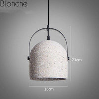 Suspension LED Terrazzo arrondie