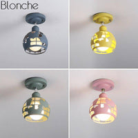 Suspension LED Kids - Style moderne en métal coloré