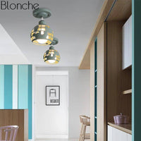 Suspension LED Kids - Style moderne en métal coloré