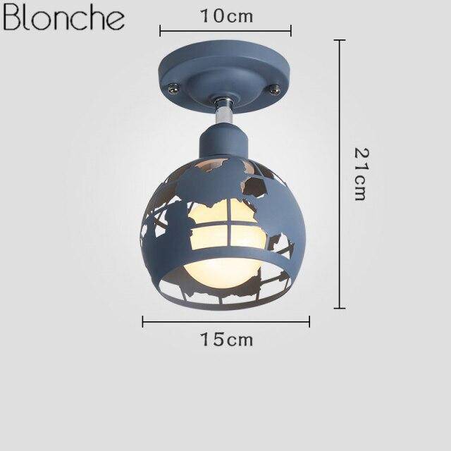 Suspension LED Kids - Style moderne en métal coloré