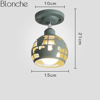 Suspension LED Kids - Style moderne en métal coloré