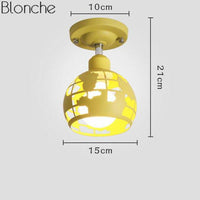 Suspension LED Kids - Style moderne en métal coloré