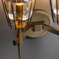 Applique Murale LED Design en Métal et Verre