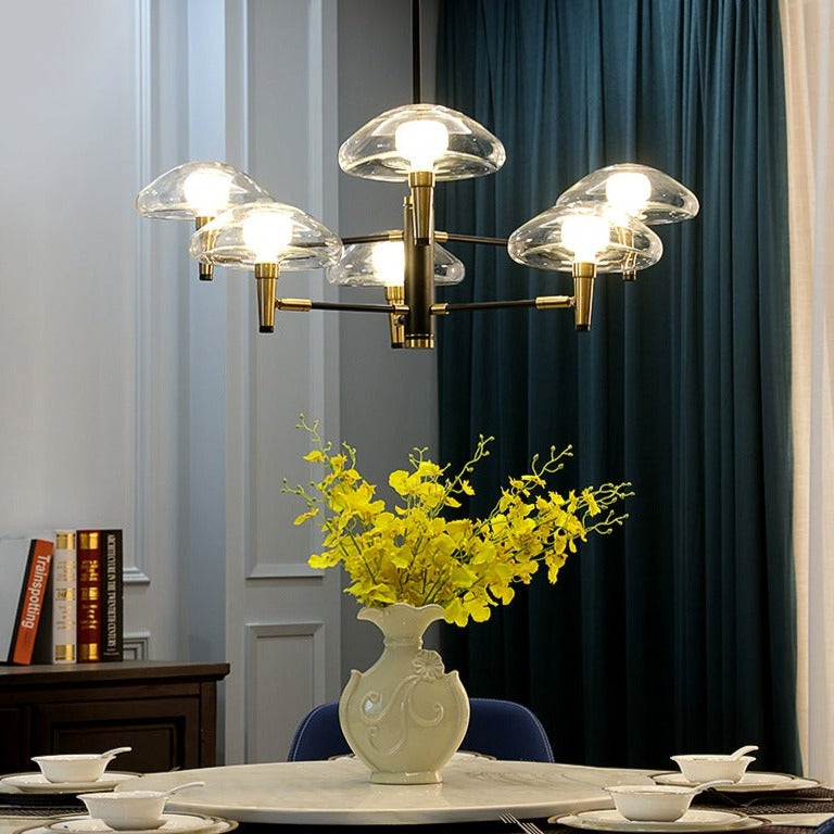 Lustre Hailey Médusa en Verre