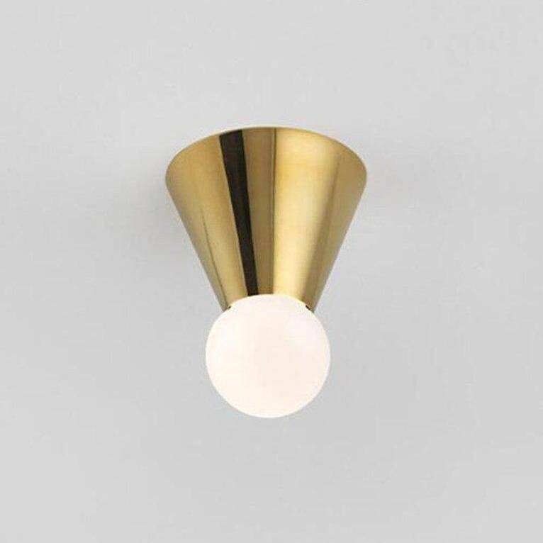 Plafonnier LED Chromé avec Boule en Verre