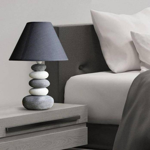 Lampe à poser design LED en galets Nordic