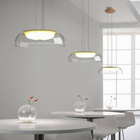 Suspension LED en verre Design - Formes Arrondies