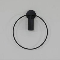 Applique murale LED design – Anneau et cylindre en métal Fly
