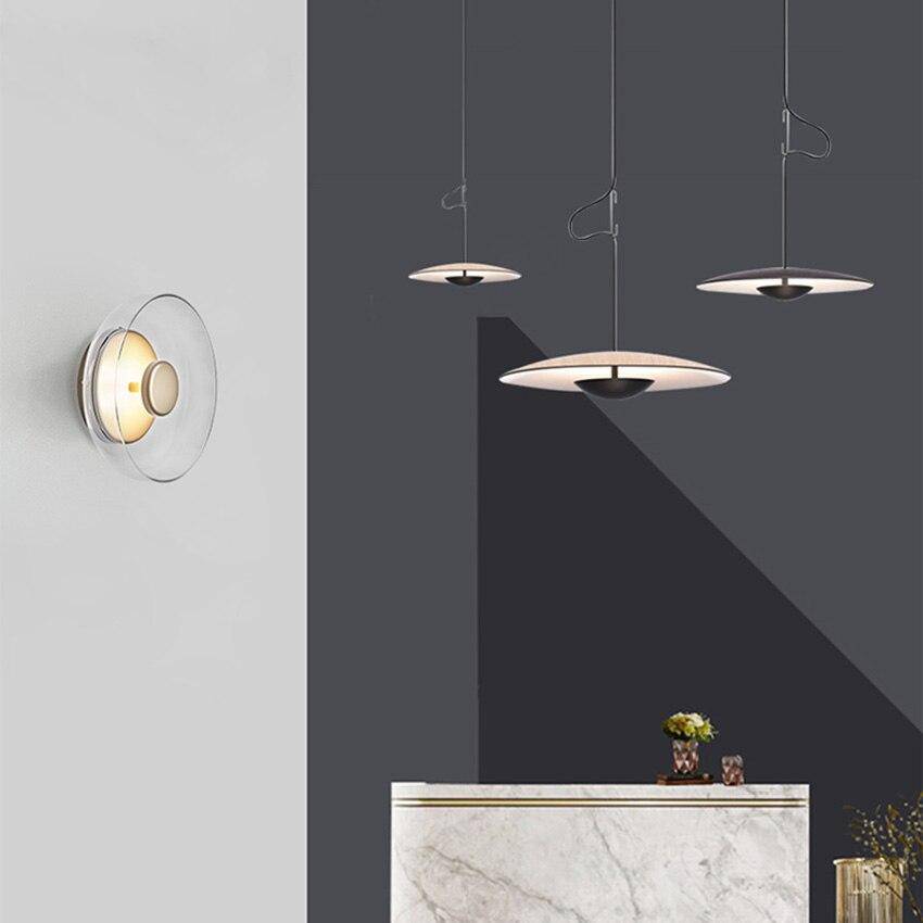Applique murale LED élégante en verre et métal