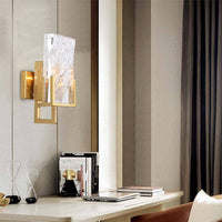 Applique murale LED dorée Luxury