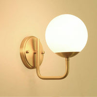 Applique murale LED dorée de luxe