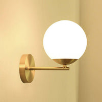 Applique murale LED dorée de luxe