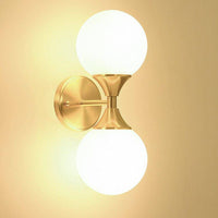 Applique murale LED dorée de luxe