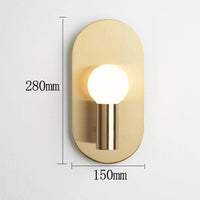 Applique murale dorée minimaliste « Éclat d'Or »