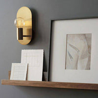 Applique murale dorée minimaliste « Éclat d'Or »