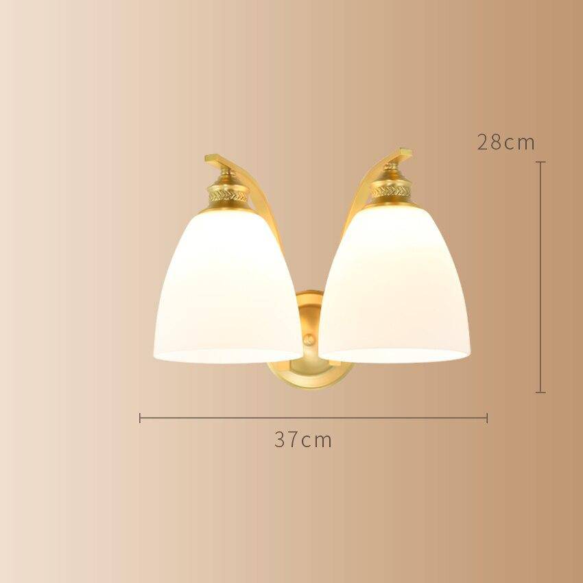 Applique murale LED dorée Herity