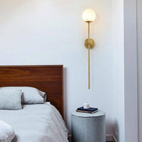 Applique murale LED Full Luxury en métal doré