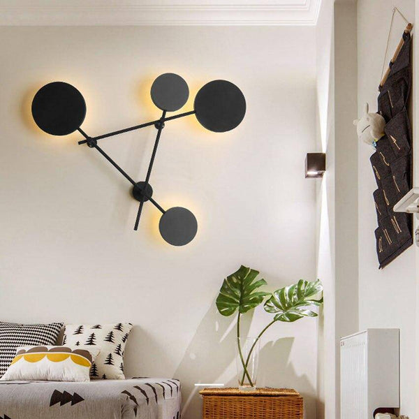 Applique murale LED Fly en métal.
