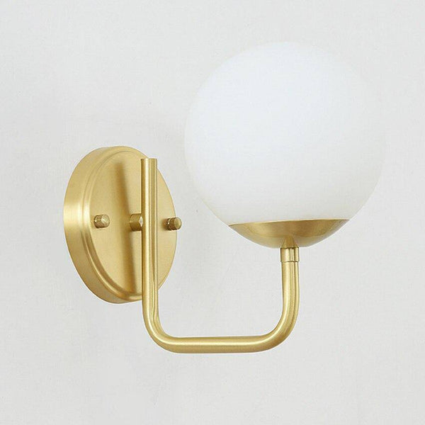 Applique murale LED dorée de luxe