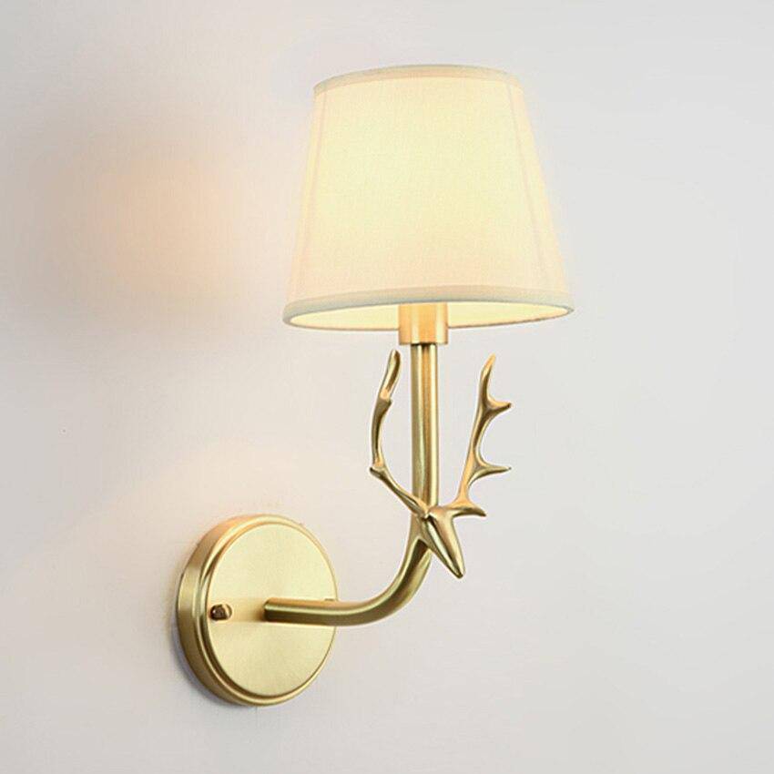 Applique murale LED en métal doré - Collection Fly