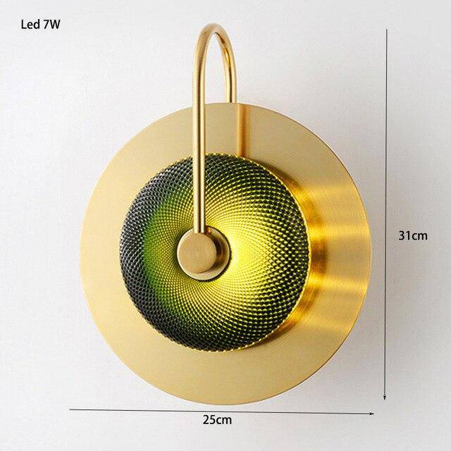 Applique murale LED Fer Forgé Circulaire