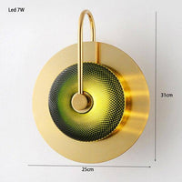 Applique murale LED Fer Forgé Circulaire