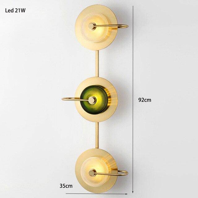 Applique murale LED Fer Forgé Circulaire