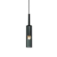 Suspension à LED cylindrique en verre cristal FlyLux.