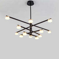 Lustre Luxe avec Bras LED Dorés