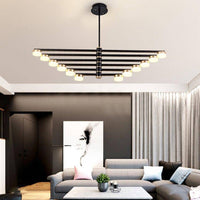 Lustre Luxe avec Bras LED Dorés