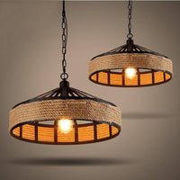 Suspension rustique Rope & Metal