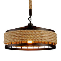 Suspension rustique Rope & Metal