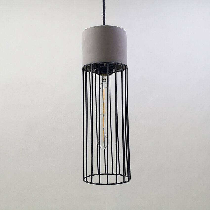 Suspension LED Rétro Café en Métal Style Cage
