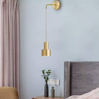 Applique Murale Dorée Suspendue