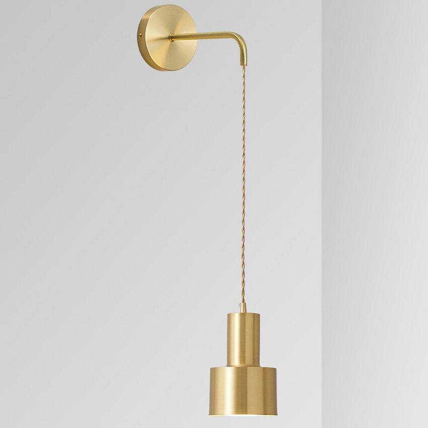 Applique Murale Dorée Suspendue