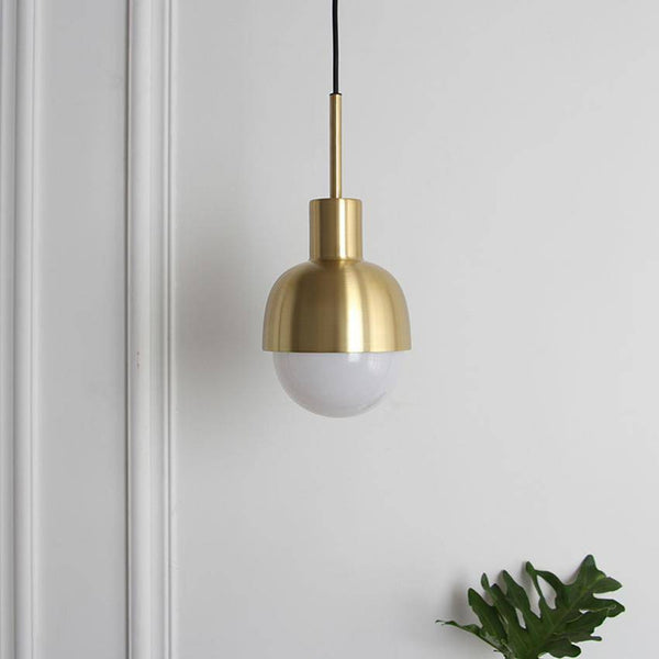Suspension demi boule doré - Style nordique