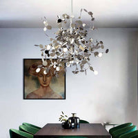 Lustre Urban Leaf Chromé