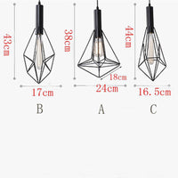 Suspension Diamond Pyramid.