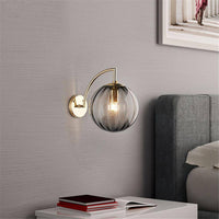 Applique murale LED dorée "Golden Glow"