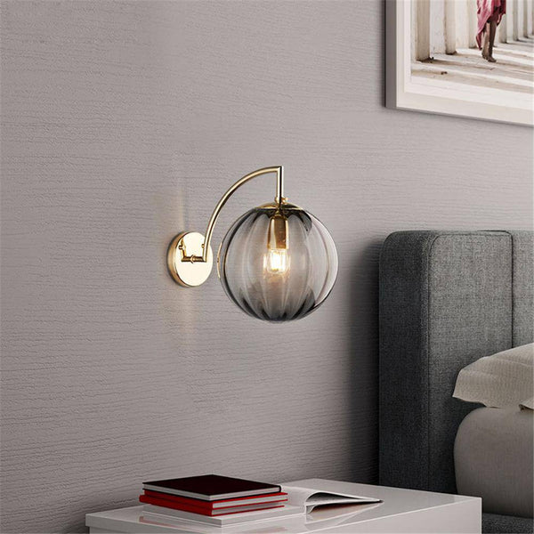 Applique murale LED dorée "Golden Glow"