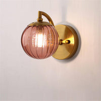 Applique murale LED dorée "Golden Glow"
