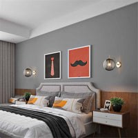 Applique murale LED dorée "Golden Glow"