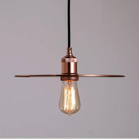 Suspension chromée or rose, design élégant