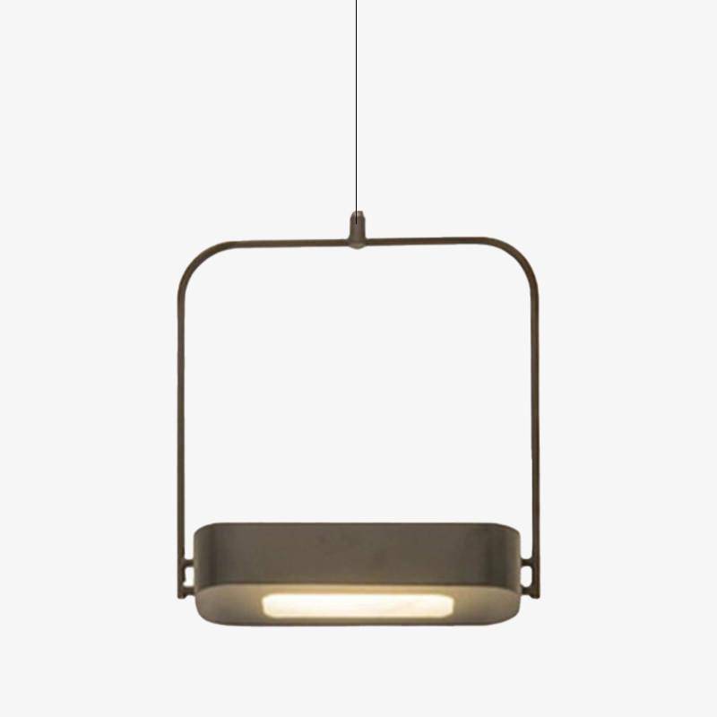 Suspension Saanvi : Modernité lumineuse en carré