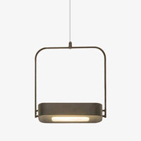 Suspension Saanvi : Modernité lumineuse en carré