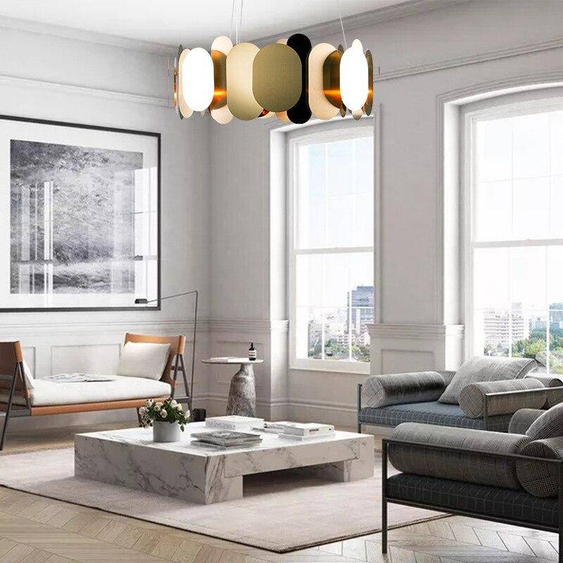 Lustre chromé design Villa