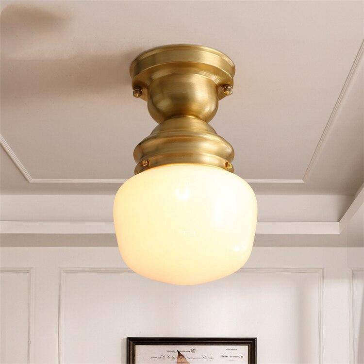 Plafonnier Vintage Luxe - Support Doré