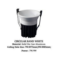 Spot encastré LED multiforme ultra-moderne
