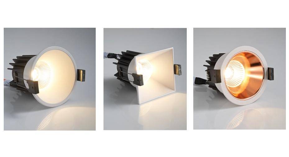 Spot encastré LED multiforme ultra-moderne